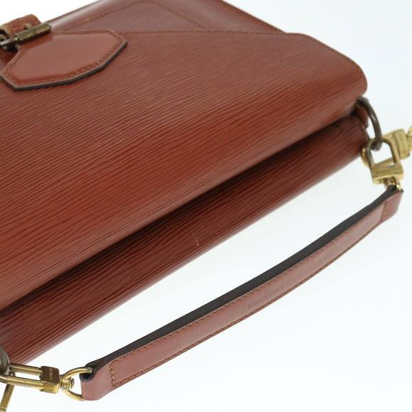 LOUIS VUITTON Epi Biface Hand Bag 2way Brown M52323 LV Auth 63093 - Picture 6 of 16